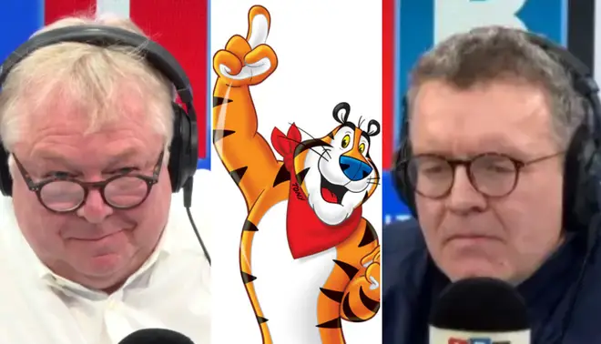 Nick Ferrari had a very entertaining chat with Tom Watson over Tony the Tiger