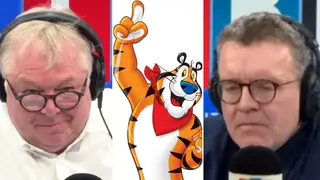 Nick Ferrari had a very entertaining chat with Tom Watson over Tony the Tiger