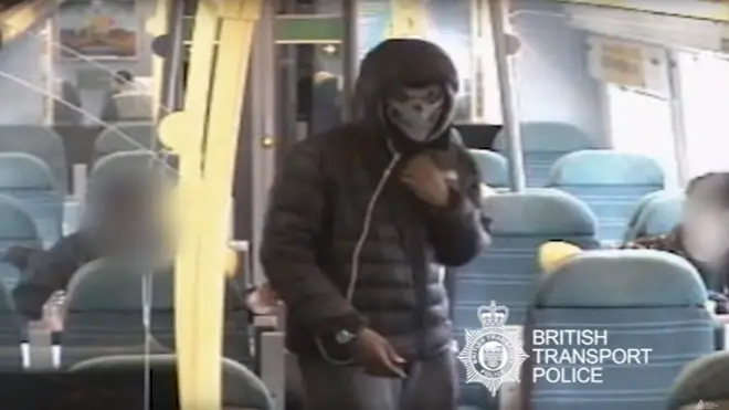 Knifepoint robbery train London