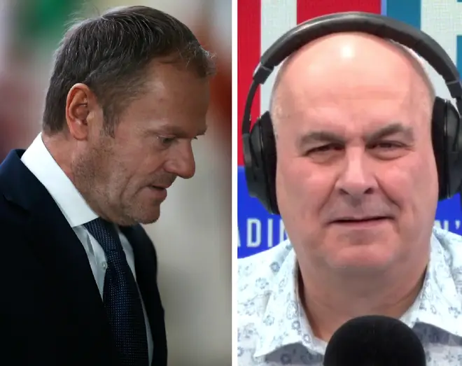 An LBC caller says he wants Donald Tusk reported for a hate crime