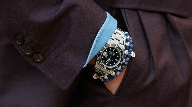 The watch was believed to be a 2021 Rolex Submariner.