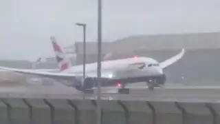 British Airways plan abandons landing due to high winds at Heathrow