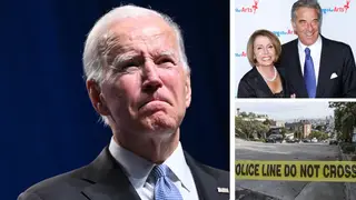 Joe Biden has spoken about the attack on Nancy Pelosi's husband at their San Fransisco home