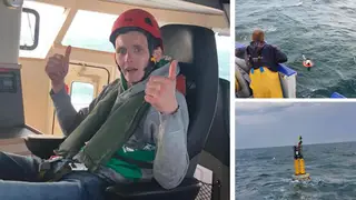 A Brit kayaker was rescued from the English Channel on Thursday