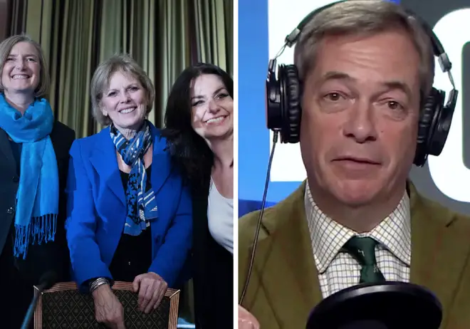 Nigel Farage slammed the Tory trio on his LBC show