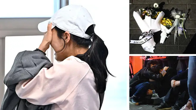 South Korea is in a period of national mourning after a stampede left over 150 young people dead