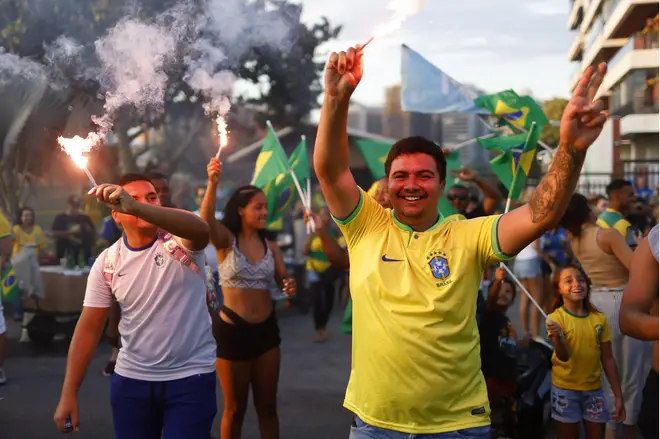 A Bolsonaro supporter on election day