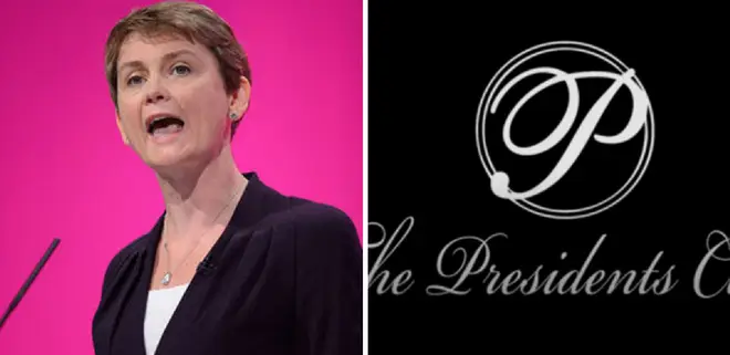 Yvette Cooper called The Presidents Club "appaling"