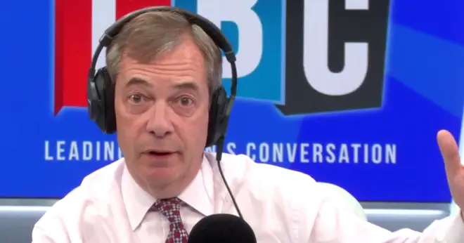 Nigel Farage threatened to boycott a second referendum on Tuesday night