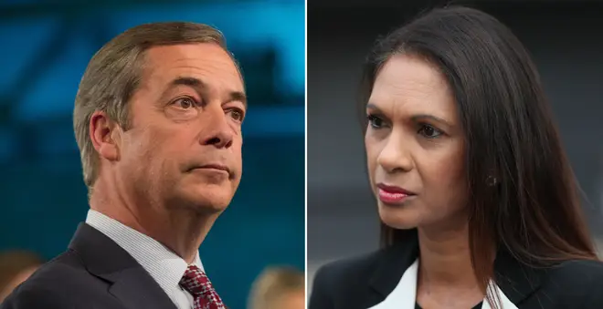 Nigel Farage and Gina Miller found a rare moment of agreement