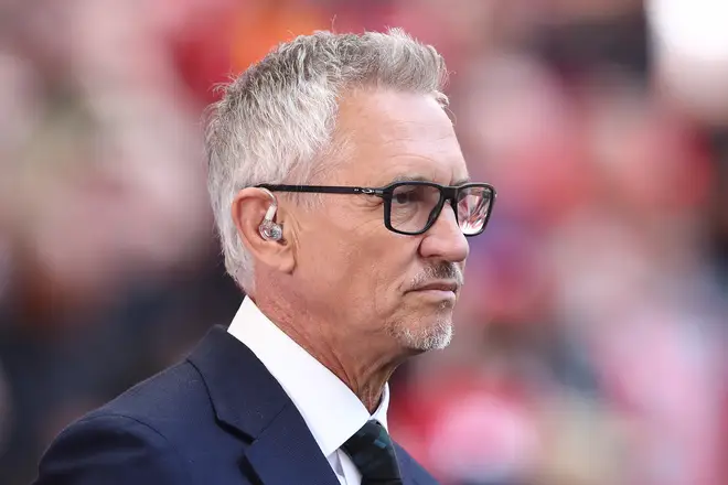 Gary Lineker during the FA cup semi-final