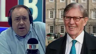 Alex Salmond Talks To Sir Bill Cash