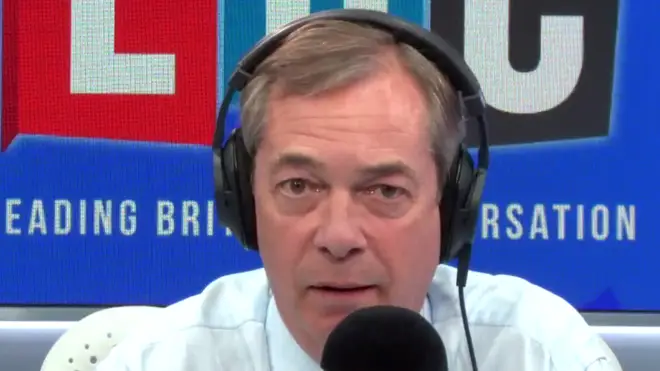 Nigel Farage hit back after being accused of "making a career out of moaning"