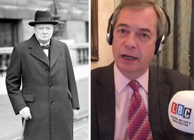 Winston Churchill Nigel Farage