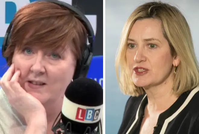 Shelagh Fogarty was left "stunned" by Amber Rudd&squot;s "coloured" remarks