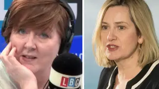 Shelagh Fogarty was left "stunned" by Amber Rudd's "coloured" remarks