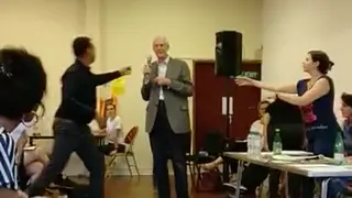 Martin Moore-Bick heckled by protesters at meeting with Grenfell survivors