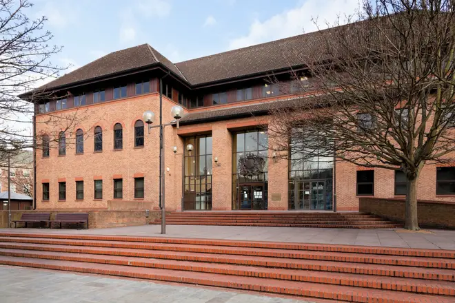 The trial is taking place at Derby Crown Court