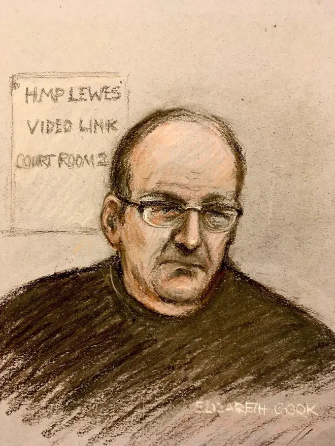 Fuller, sketched in December 2020, appeared via videolink on Thursday