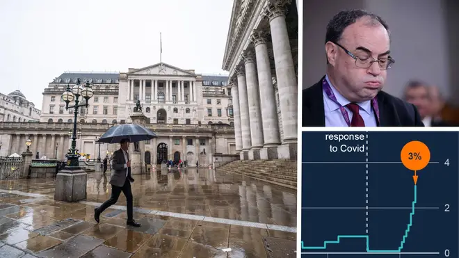 The Bank of England hiked rates