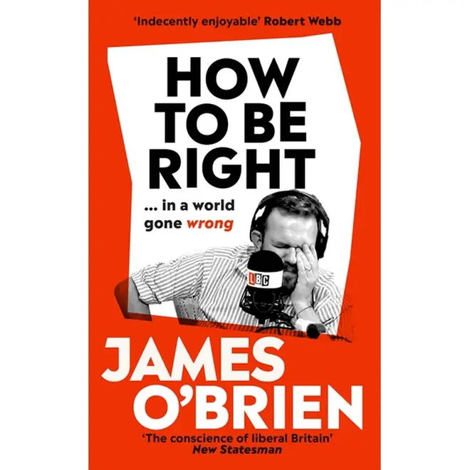 The cover of James's book