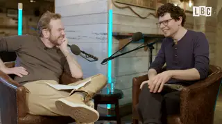 James O'Brien with Simon Amstell