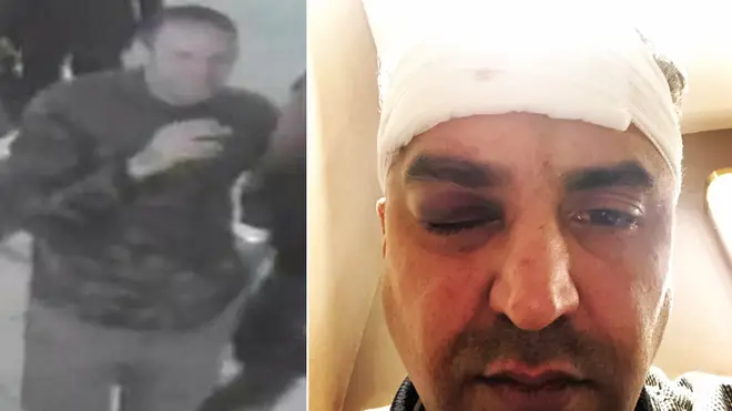 Police released this CCTV picture after Maajid Nawaz was attacked