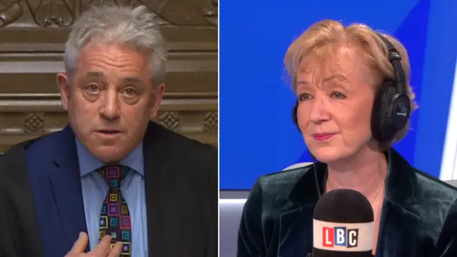 Andrea Leadsom refused to say John Bercow was impartial