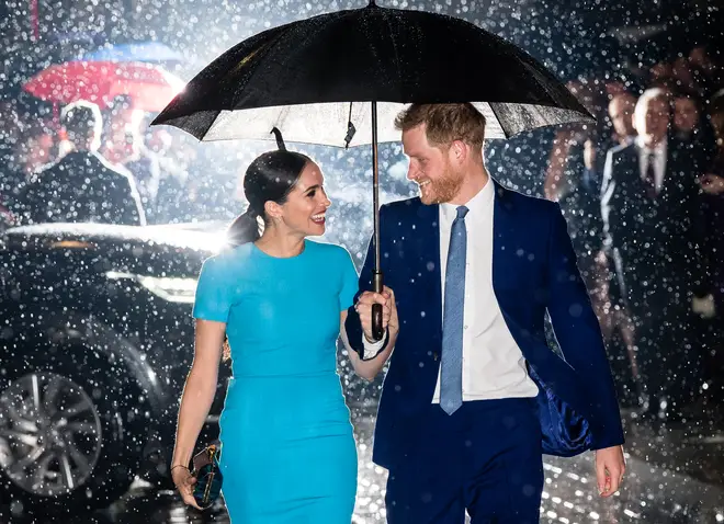 The Duke And Duchess Of Sussex at rhe Endeavour Fund Awards