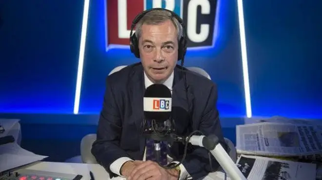Nigel Farage LIVE from 10am on LBC