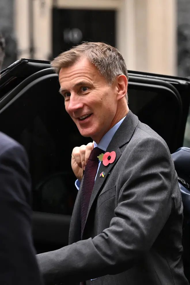Jeremy Hunt arriving for a Cabinet meeting this week