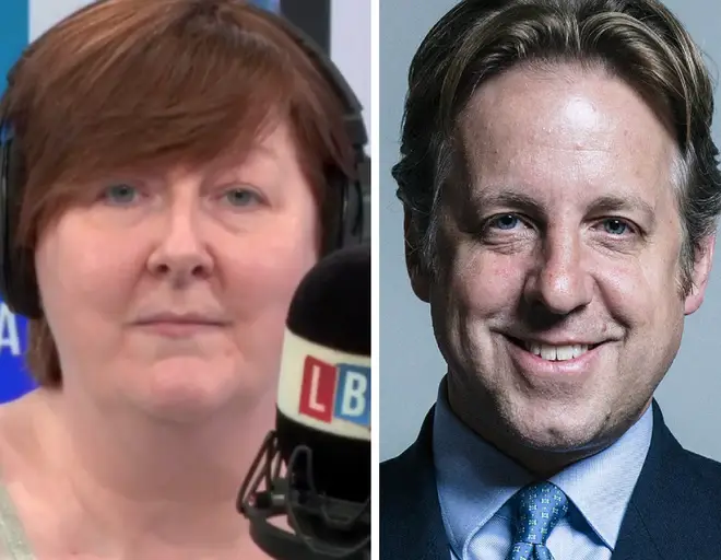 Shelagh Fogarty repeatedly asked Marcus Fysh MP the same question