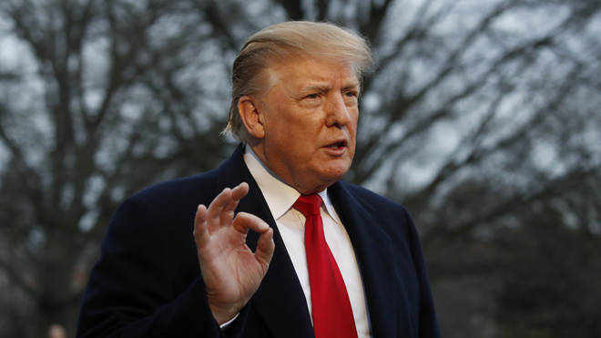 President Trump tells reports he was 'totally exonerated' by the Mueller Report, which said he could not be exonerated by its findings.