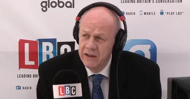 Damian Green, speaking on LBC from our Westminster Studio
