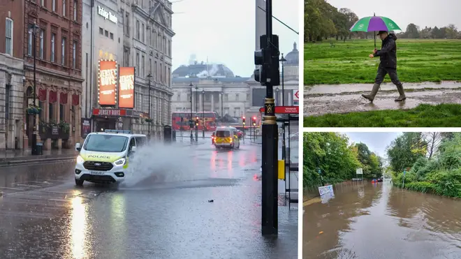 Flooding has hit the south of England