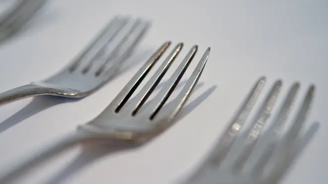 Why does cutlery get smaller when you get to the fish course?