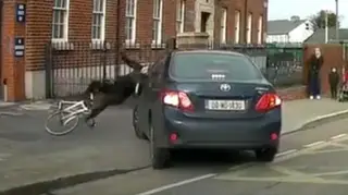 A cyclist was knocked off by a car - but who was at fault?