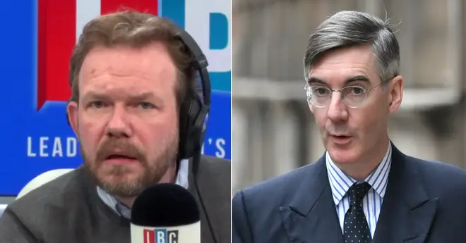 James O'Brien pointed out a problem with Jacob Rees-Mogg's tweet