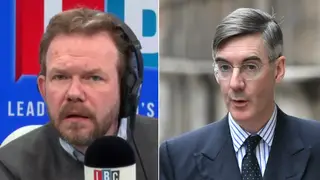 James O'Brien pointed out a problem with Jacob Rees-Mogg's tweet