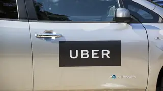 An Uber vehicle