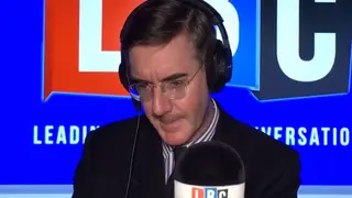 Jacob Rees-Mogg hosted his LBC show on Friday