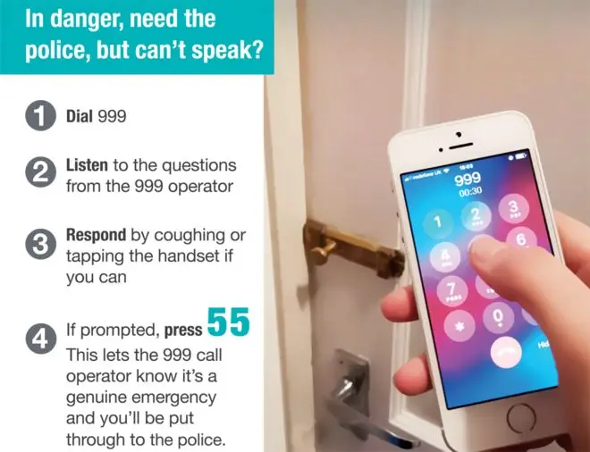 How to silently make a 999 call