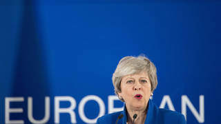Theresa May met with EU leaders