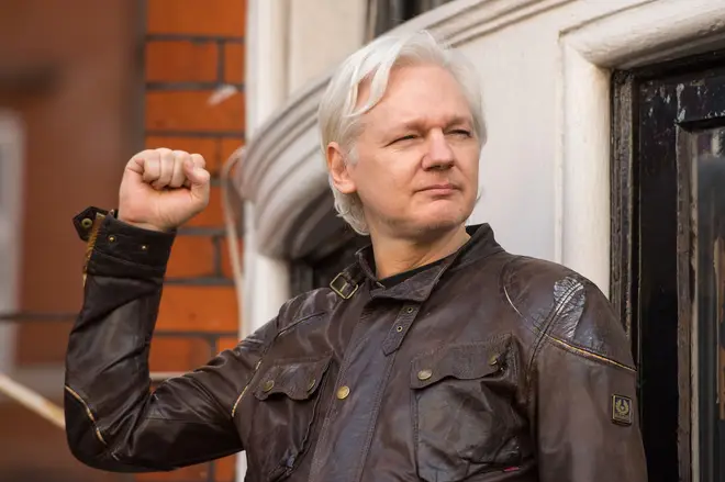 Assange often appeared on the embassy balcony