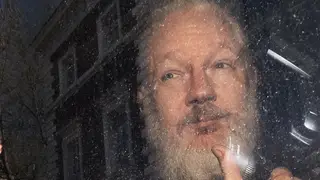 Assange is now in police custody