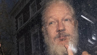 Assange is now in police custody