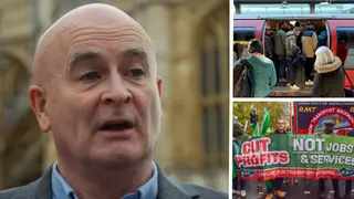 RMT secretary general Mick Lynch has criticised the pensions proposals ahead of the strike