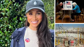 Meghan Markle has encouraged people to vote in the US mid-terms