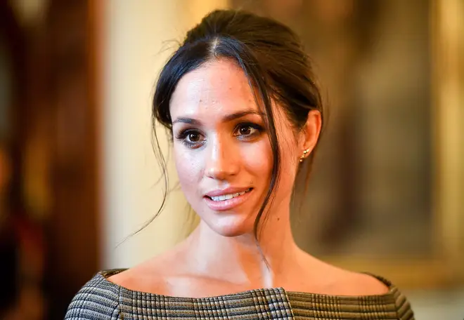 Meghan shared an 'I voted' sticker on Tuesday