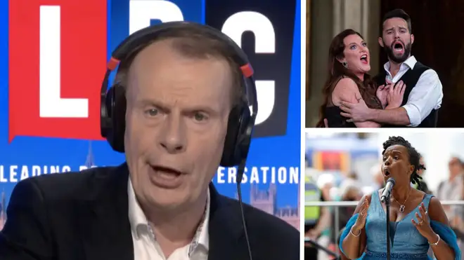 Andrew Marr has hit out at the Arts Council for slashing opera funding